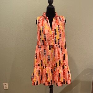 Sugarlips Colorful Mini Dress with Ruffle Details